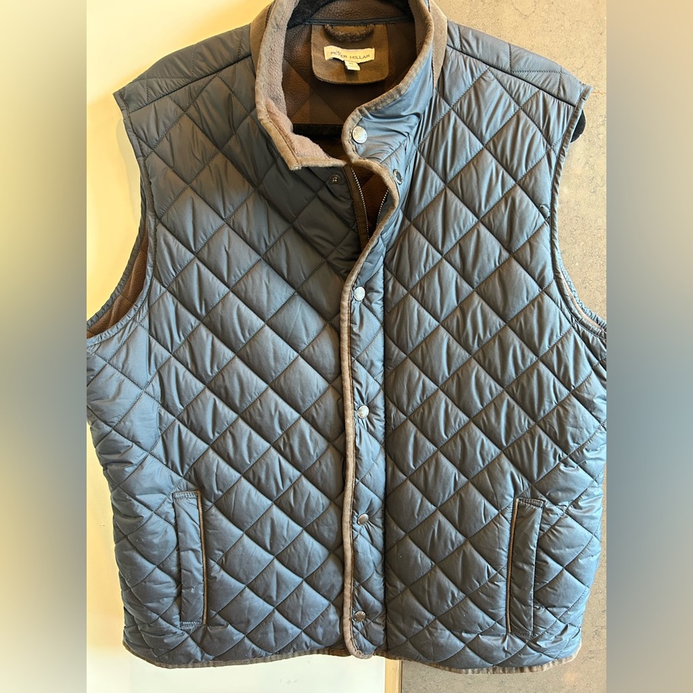Peter Millar Quilted Black Vest-comfortable and functional layering piece